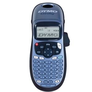 Dymo Letratag 100H Handheld Thermal Label Maker Blue Organizing